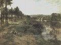 Troupeau au bord du lac 1904 scènes rurales paysan Léon Augustin Lhermitte paysages Rivières